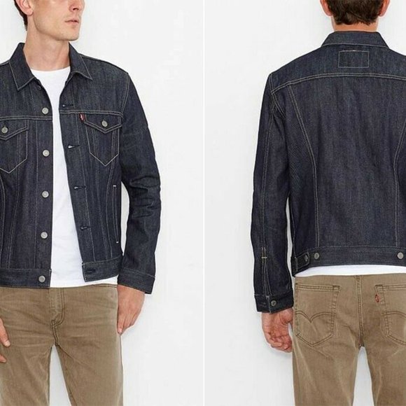 Levis Trucker Jacket Denim Jacket Rigid Men Medium